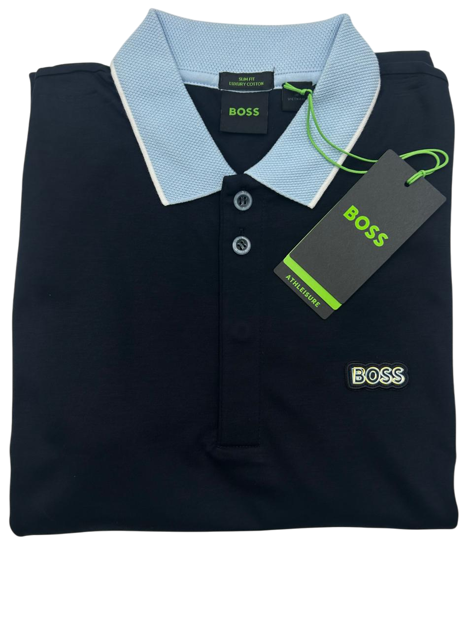 POLO BOSS PAULE 1 AZUL MARINA