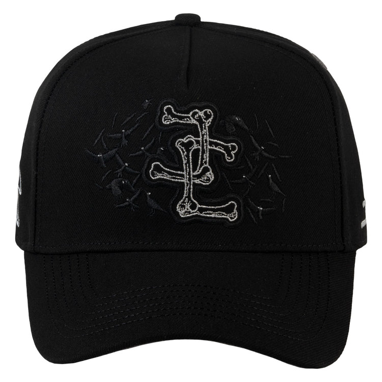 JC Gorras Huesos Negra – Gorra con Bordado