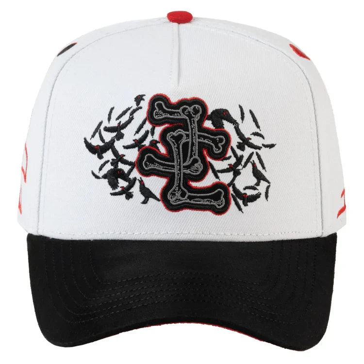 JC Gorras JC Huesos Blanca – Gorra con Bordado