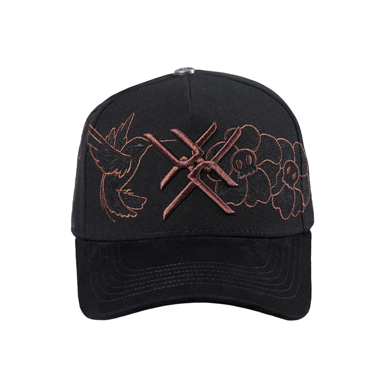 JC Gorras Muerto Negro/Cobre – Gorra con Bordado