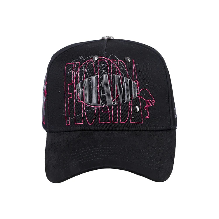 JC Gorras Miami Negra – Gorra con Bordado