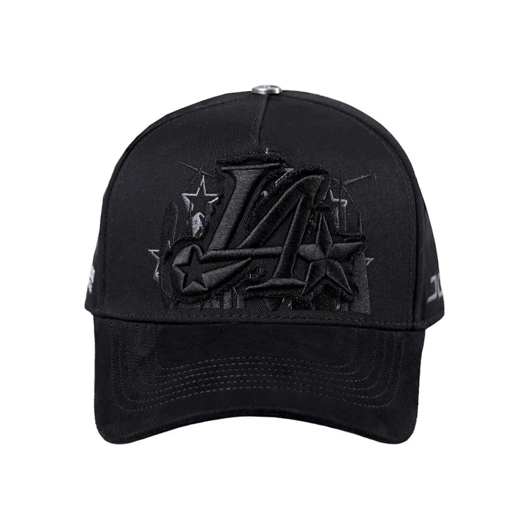 JC Gorras LA Estrellas Negra – Gorra con Bordado