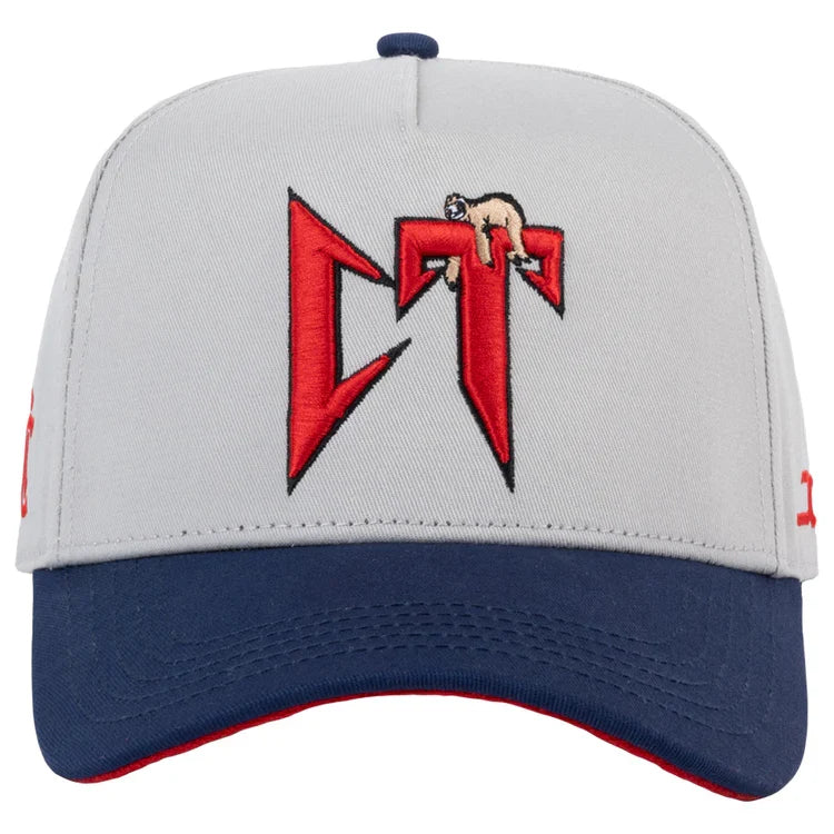 JC Gorras CT Gris/Azul Marino – Gorra con Bordado