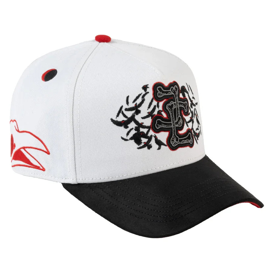 JC Gorras JC Huesos Blanca – Gorra con Bordado