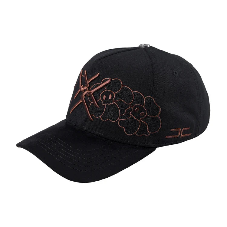 JC Gorras Muerto Negro/Cobre – Gorra con Bordado