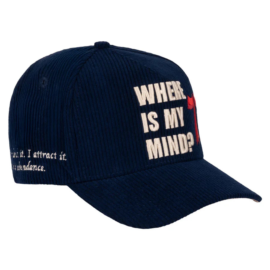 JC Gorras ¿Dónde Está Mi Mente? Azul – Gorra con Bordado