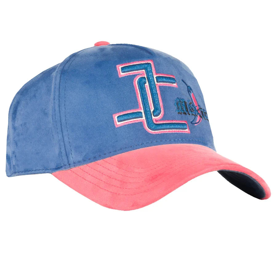 JC Gorras MEX Azul/Rosa – Gorra con Bordado