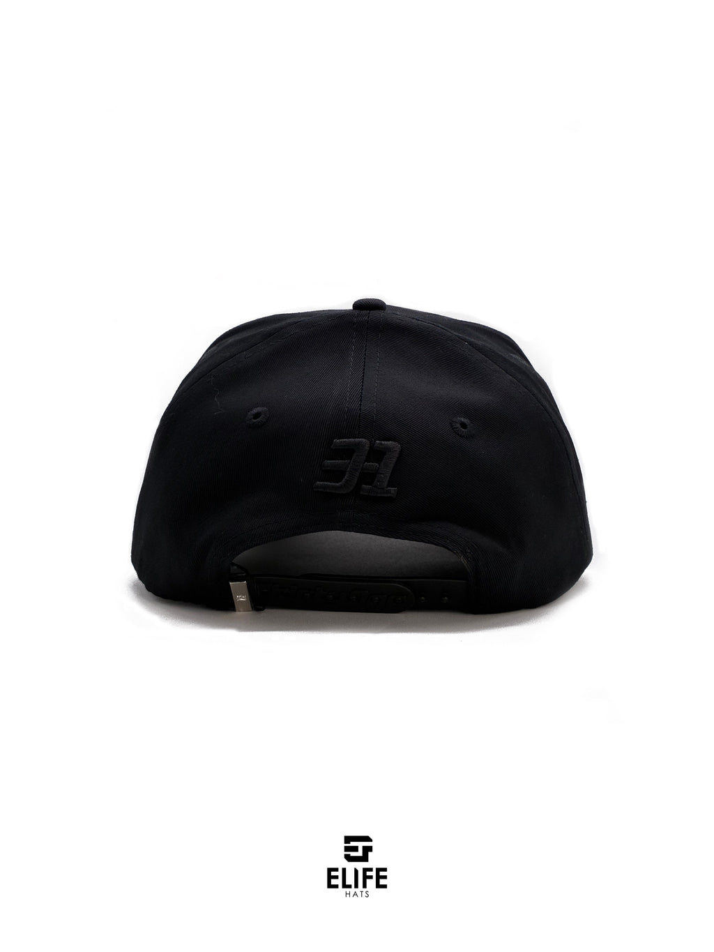 31 Gorras Cristal Negra – Gorra con Bordado y Pedrería