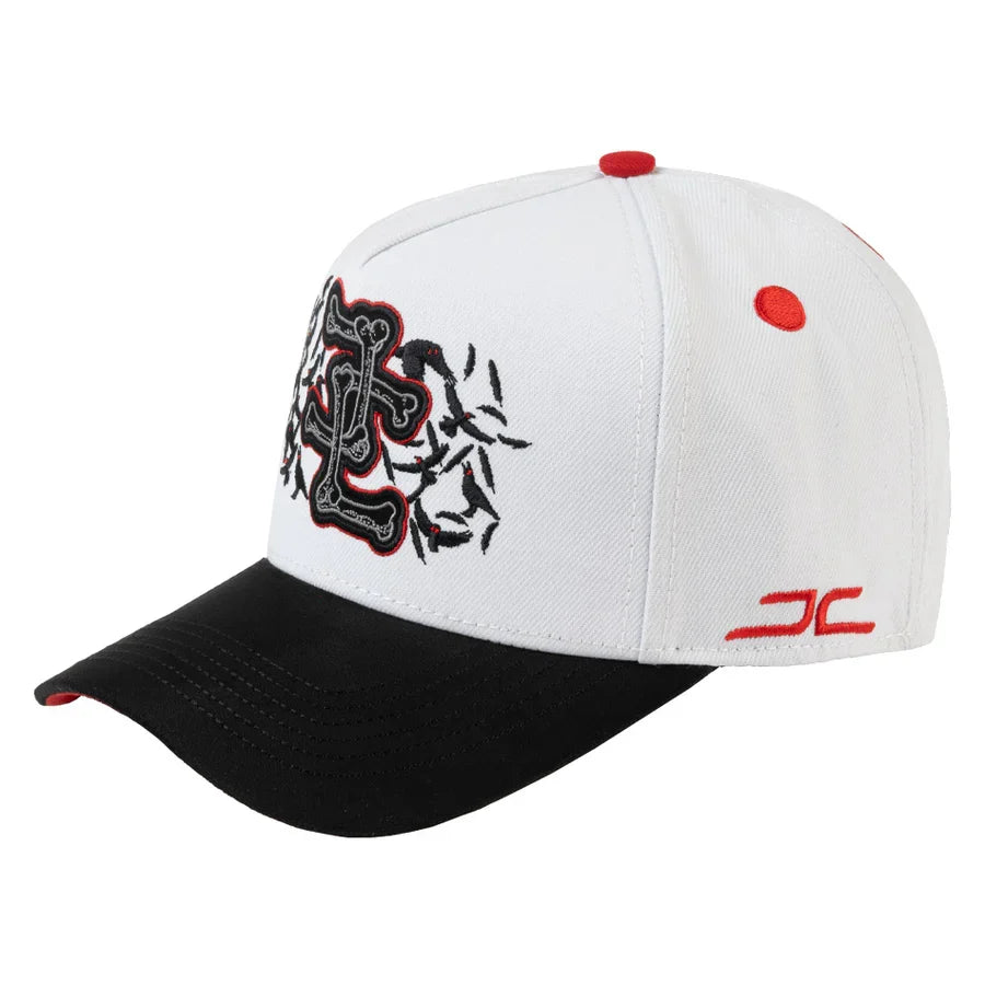 JC Gorras JC Huesos Blanca – Gorra con Bordado
