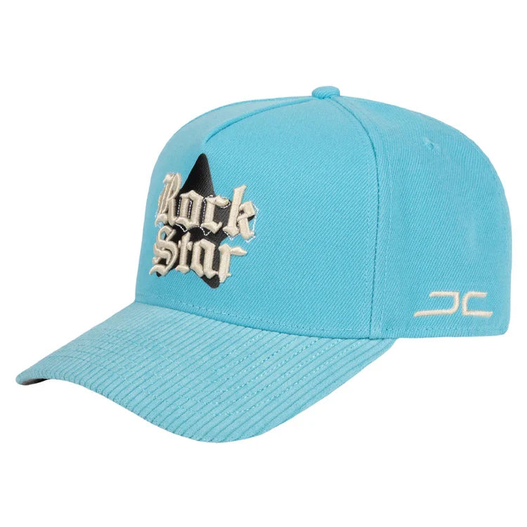 JC Gorras Estrella de Rock Azul – Gorra con Bordado