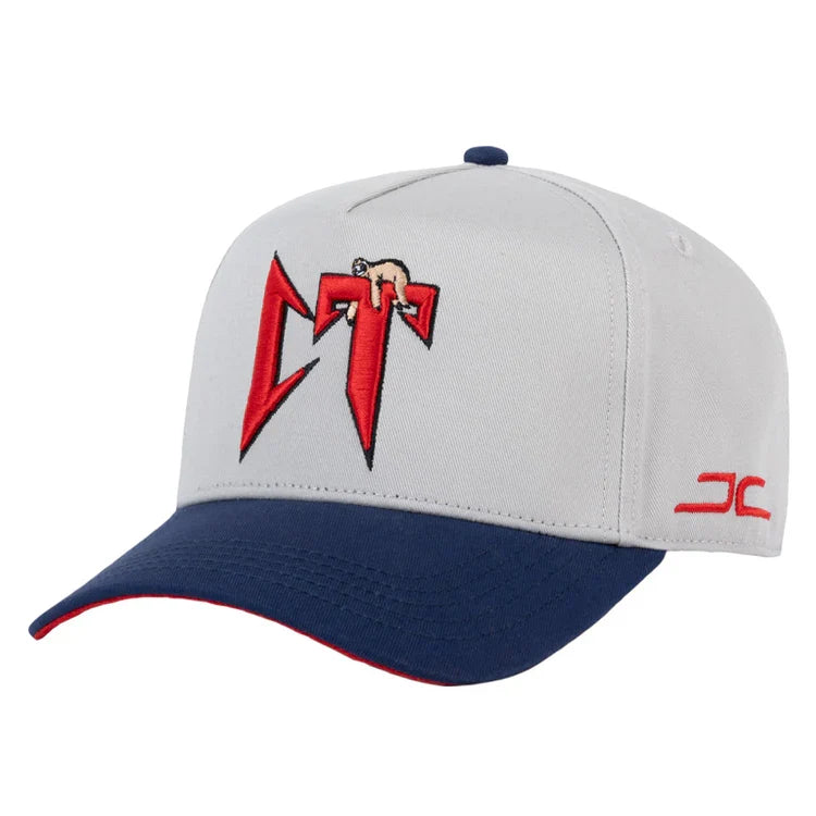 JC Gorras CT Gris/Azul Marino – Gorra con Bordado