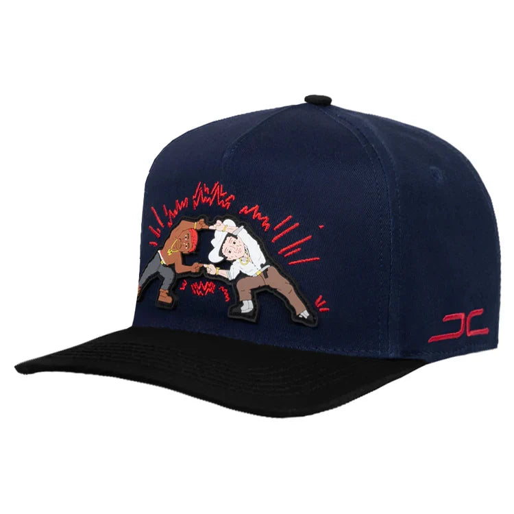 JC Gorras Vida Tumbada Azul – Gorra con Bordado