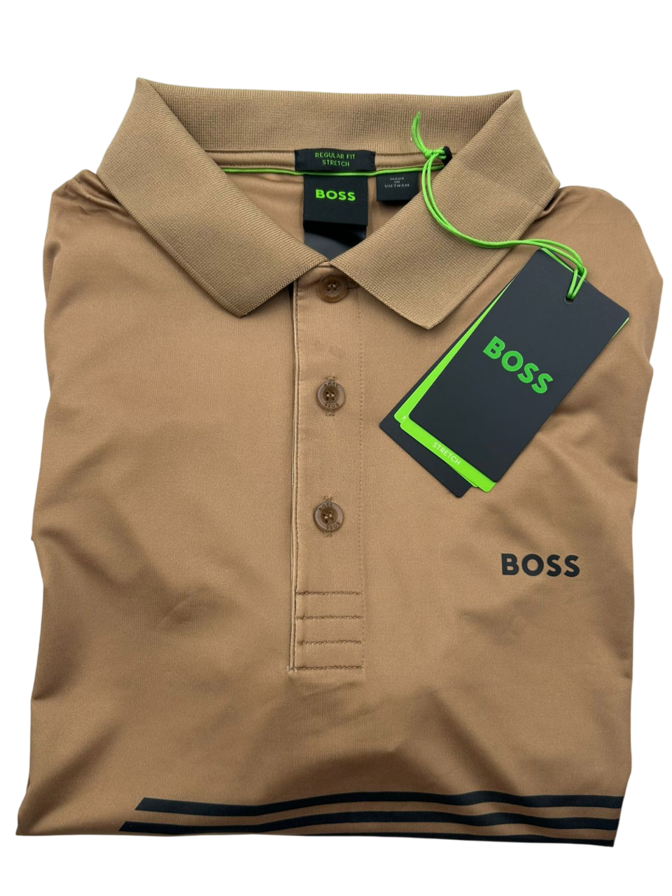 POLO BOSS PADDY TAPE PRINT BEIGE
