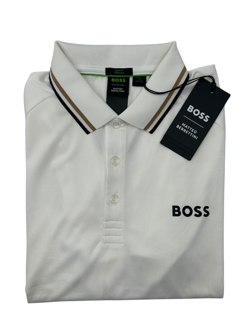 POLO BOSS PATTEO MB 14 BLANCA