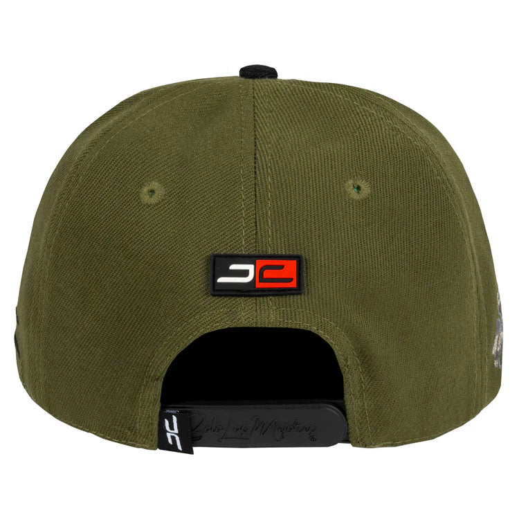 JC Gorras Estrella de Rock Verde – Gorra con Bordado