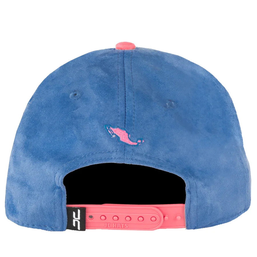 JC Gorras MEX Azul/Rosa – Gorra con Bordado