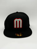 New Era MX Negro Gris Bandera