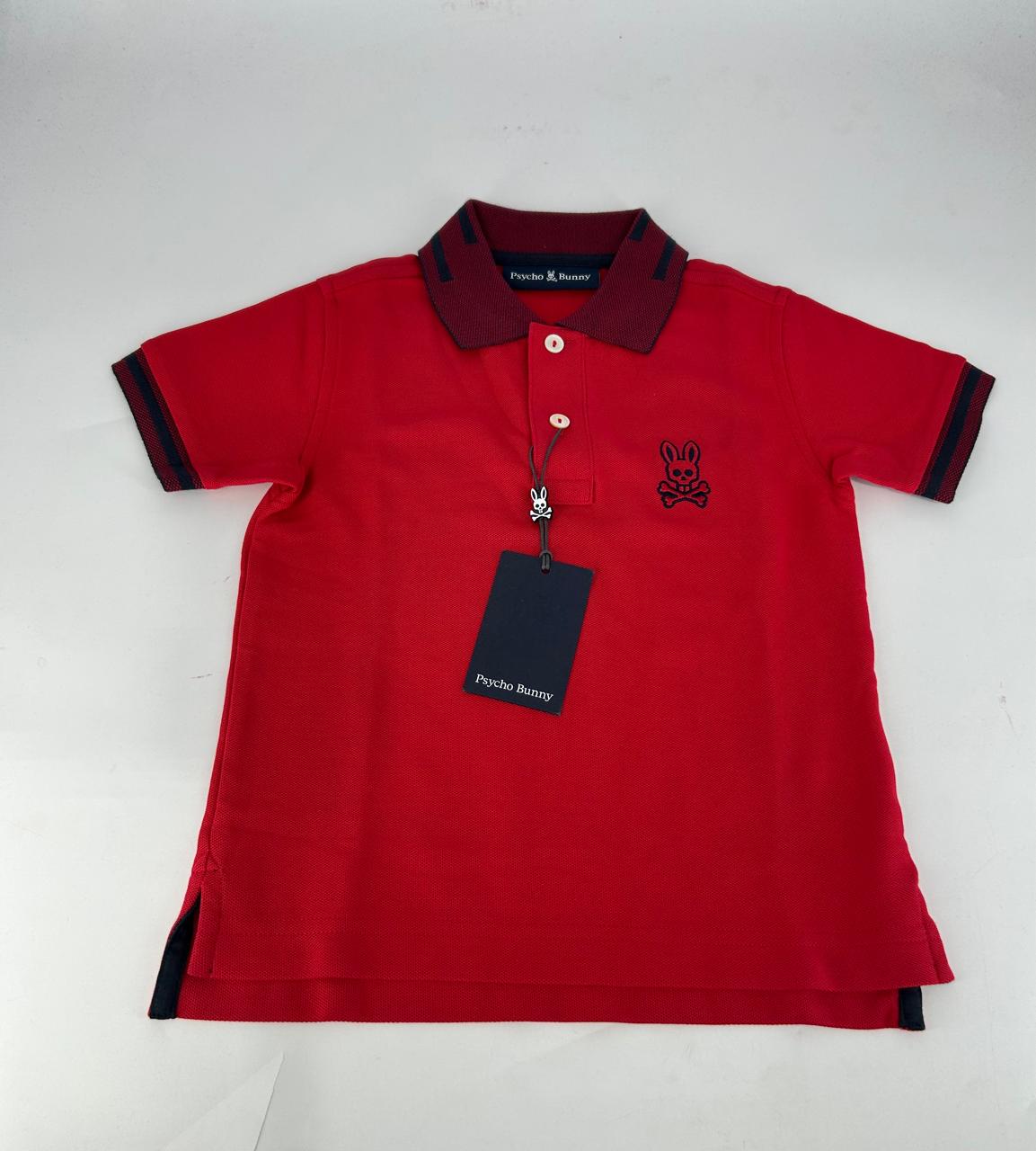 POLO PSYCHO BUNNY NIÑO B0K333Z1PC2 ROJO