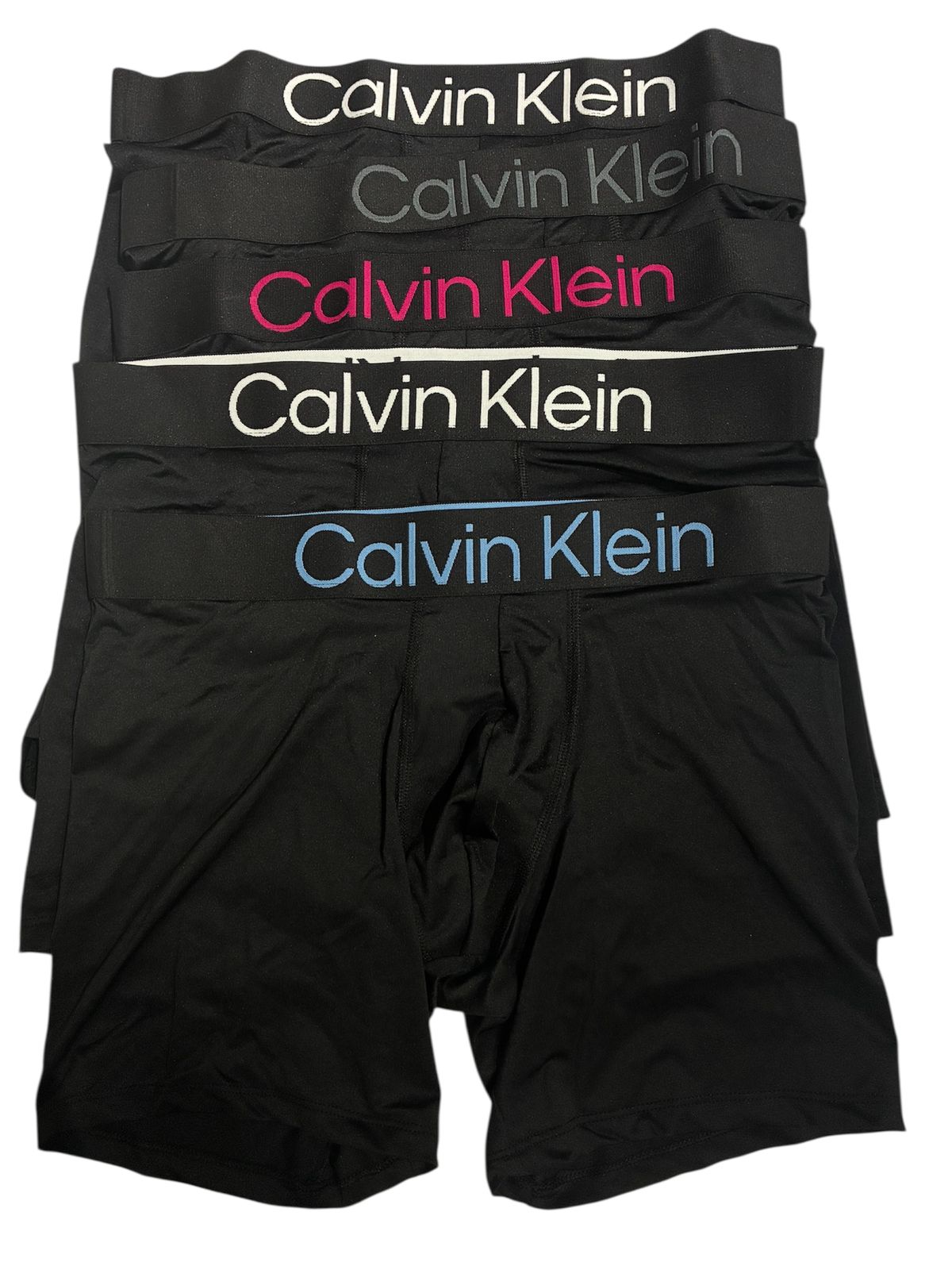 BOXER CK 5 PZ FULL NEGRO COLORES