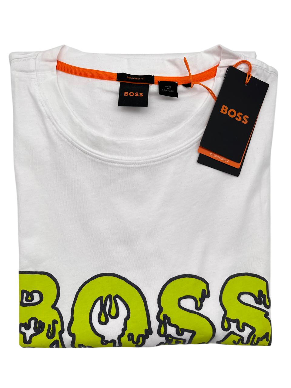 PLAYERA BOSS TEEART BLANCA