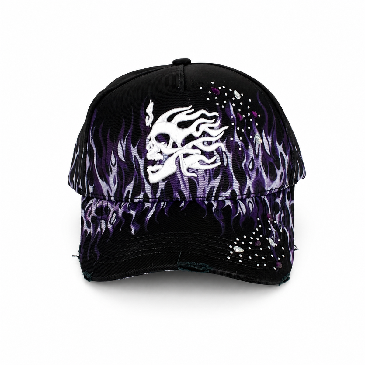 Cobrado Llama Morada – Gorra con Bordado + Set Completo