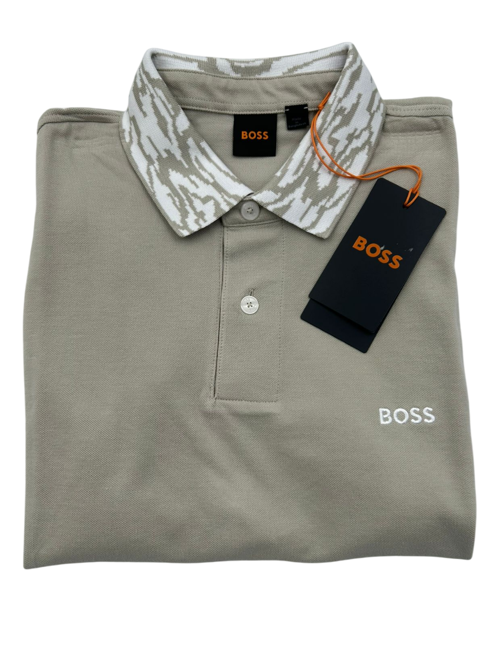 POLO BOSS PE_OCEAN_DETAILED BEIGE