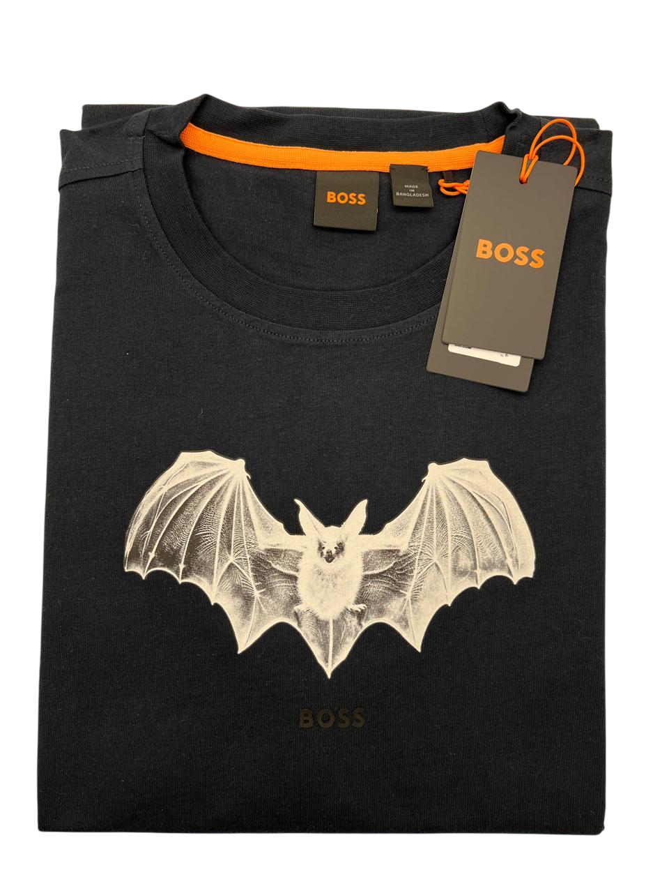 PLAYERA BOSS TE SPIDERBAT AZUL MARINO
