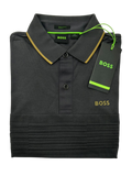 POLO BOSS PAVEL GRIS DORADO