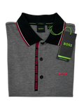 POLO  BOSS PAULE 4 GRIS ROSA