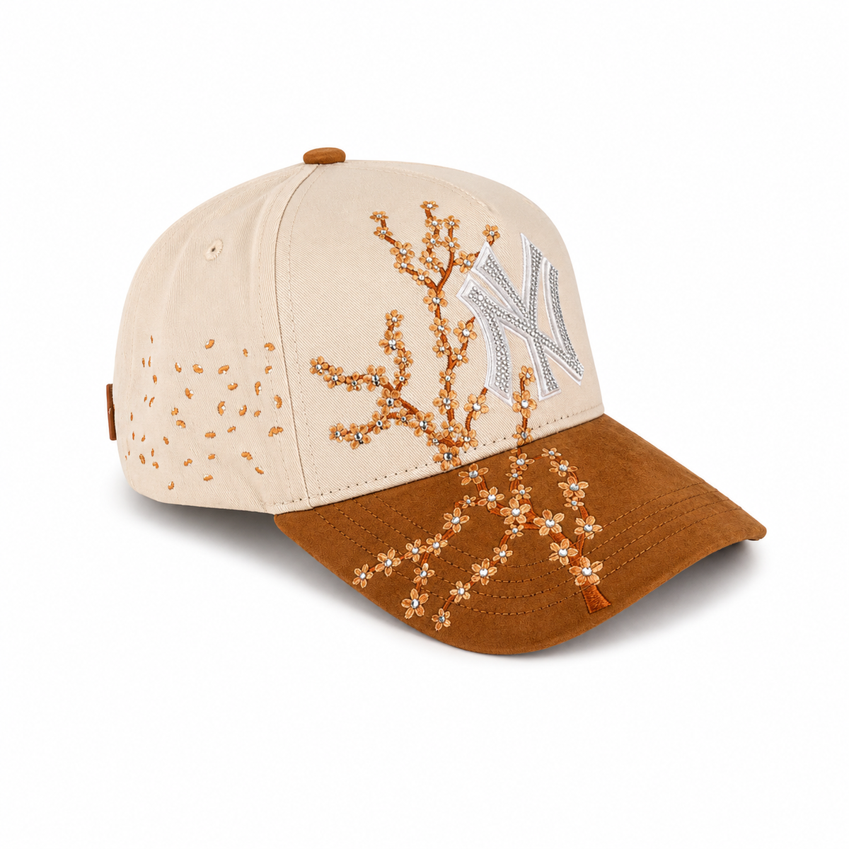 Gran Jefe NY 101 Flores Naranja – Gorra con Bordado