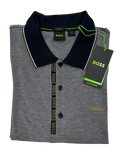 POLO BOSS PAULE 4 GRIS CAFE