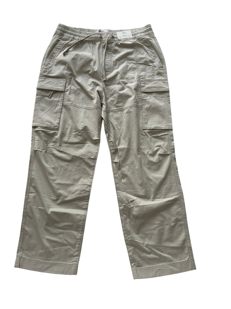 HOLLISTER BAGGY UTILITY PANT BEIGE