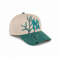 Gran Jefe NY 101 Flores Azul Menta – Gorra con Bordado