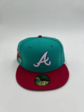 New Era Edicion Atlanta Aqua Rojo