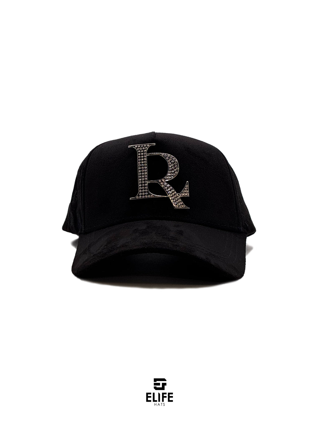 Gorras Barbas LR Cromo – Gorra con Detalles Cromados y Pedrería + Set Completo