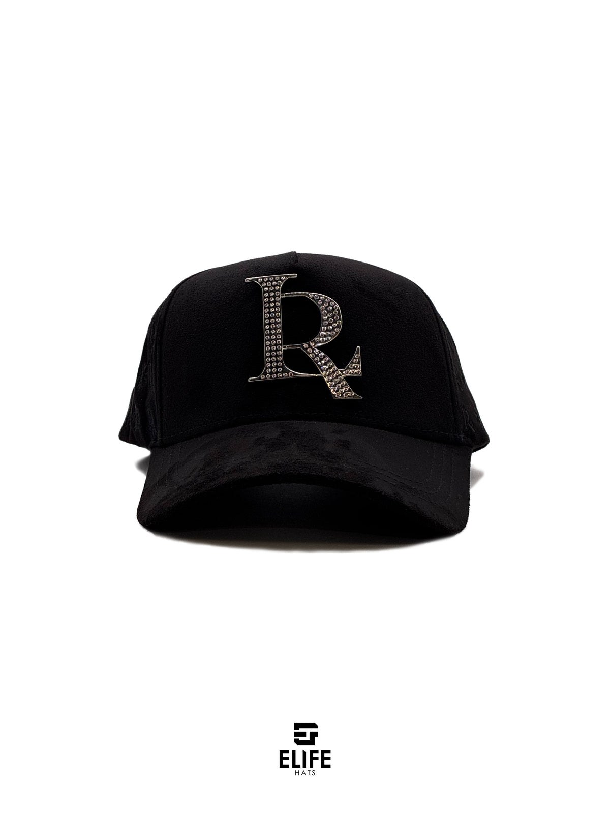 Gorras Barbas LR Cromo – Gorra con Detalles Cromados y Pedrería + Set Completo