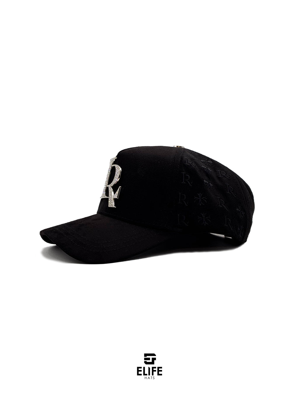Gorras Barbas LR Cromo – Gorra con Detalles Cromados y Pedrería + Set Completo