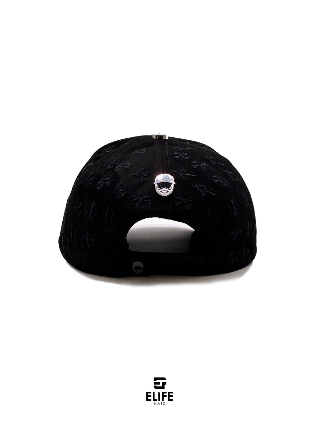 Gorras Barbas LR Cromo – Gorra con Detalles Cromados y Pedrería + Set Completo