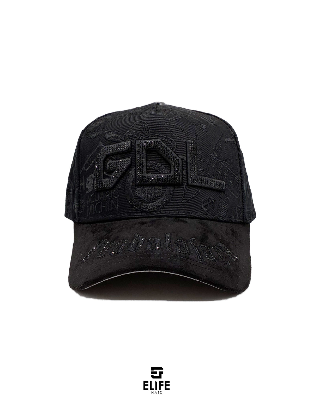 Gran Jefe Guadalajara Negra – Gorra con Bordado