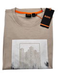 PLAYERA BOSS  TE FOREST BEIGE