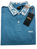 POLO BOSS PE_OCEAN_DETAILED AZUL
