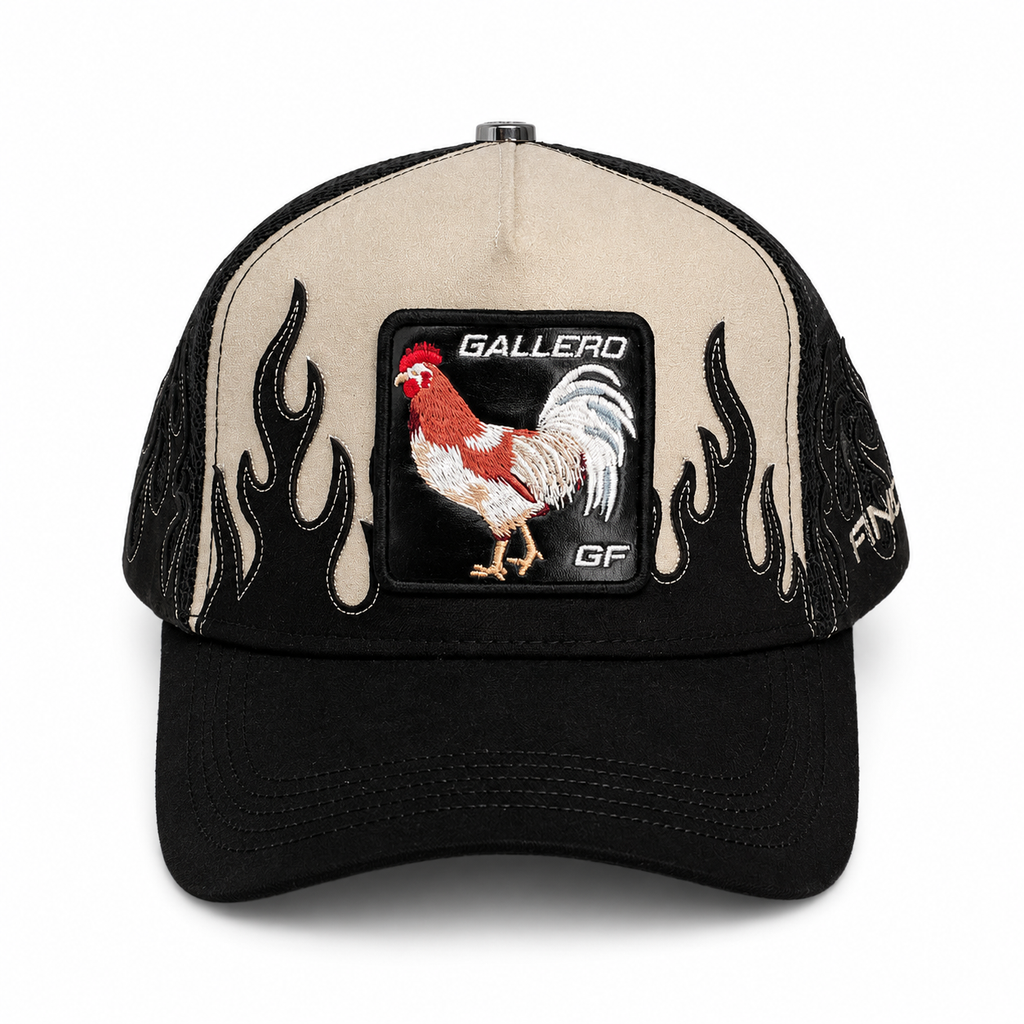 Gallo Fino Gallero Beige – Gorra con Bordado