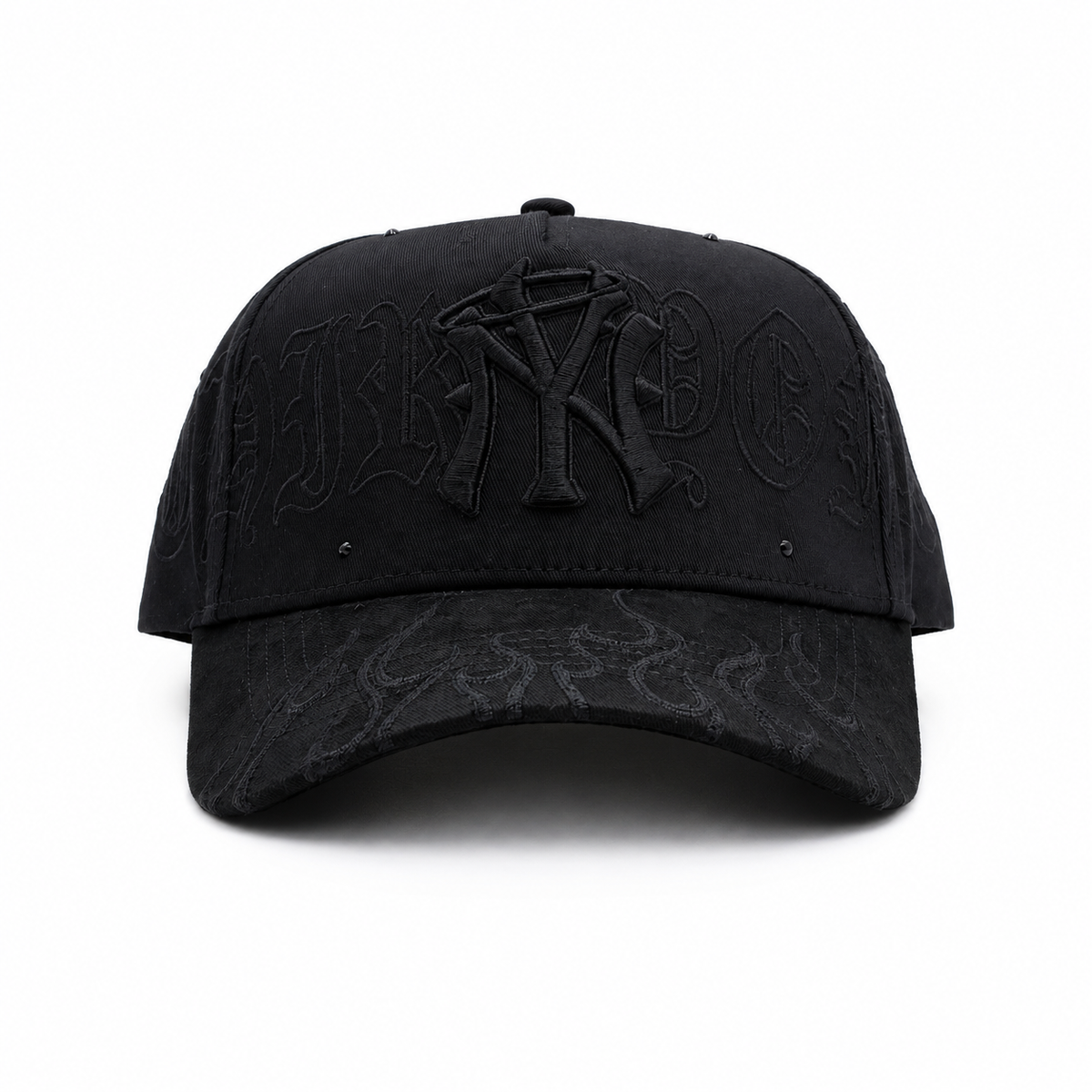 31 Gorras Llamas Negra – Gorra con Bordado
