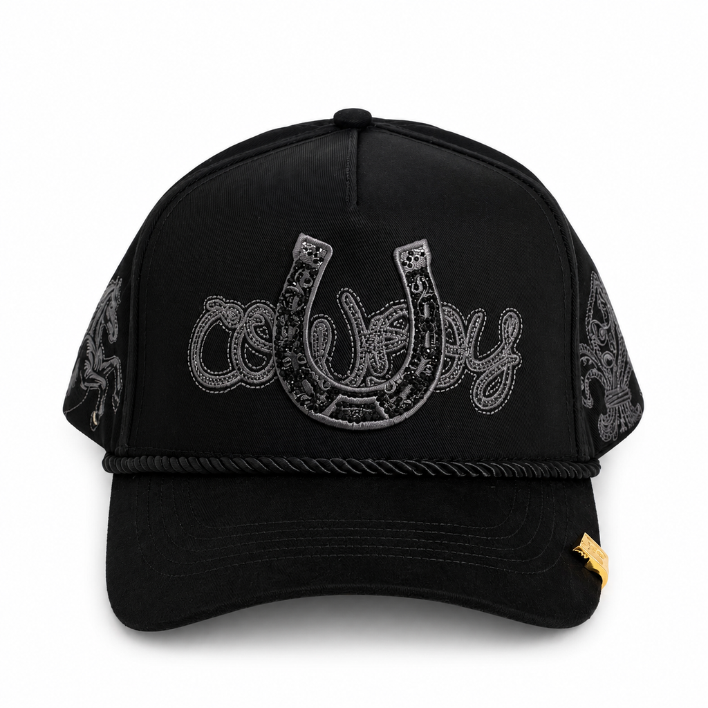 Gran Jefe TK Rancho Vaquero Negra – Gorra con Bordado