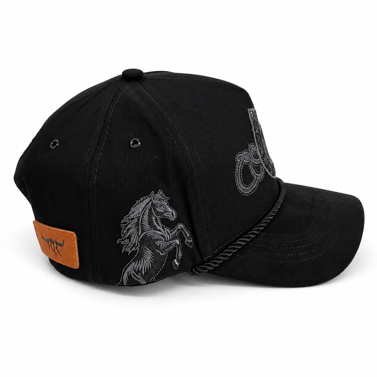 Gran Jefe TK Rancho Vaquero Negra – Gorra con Bordado