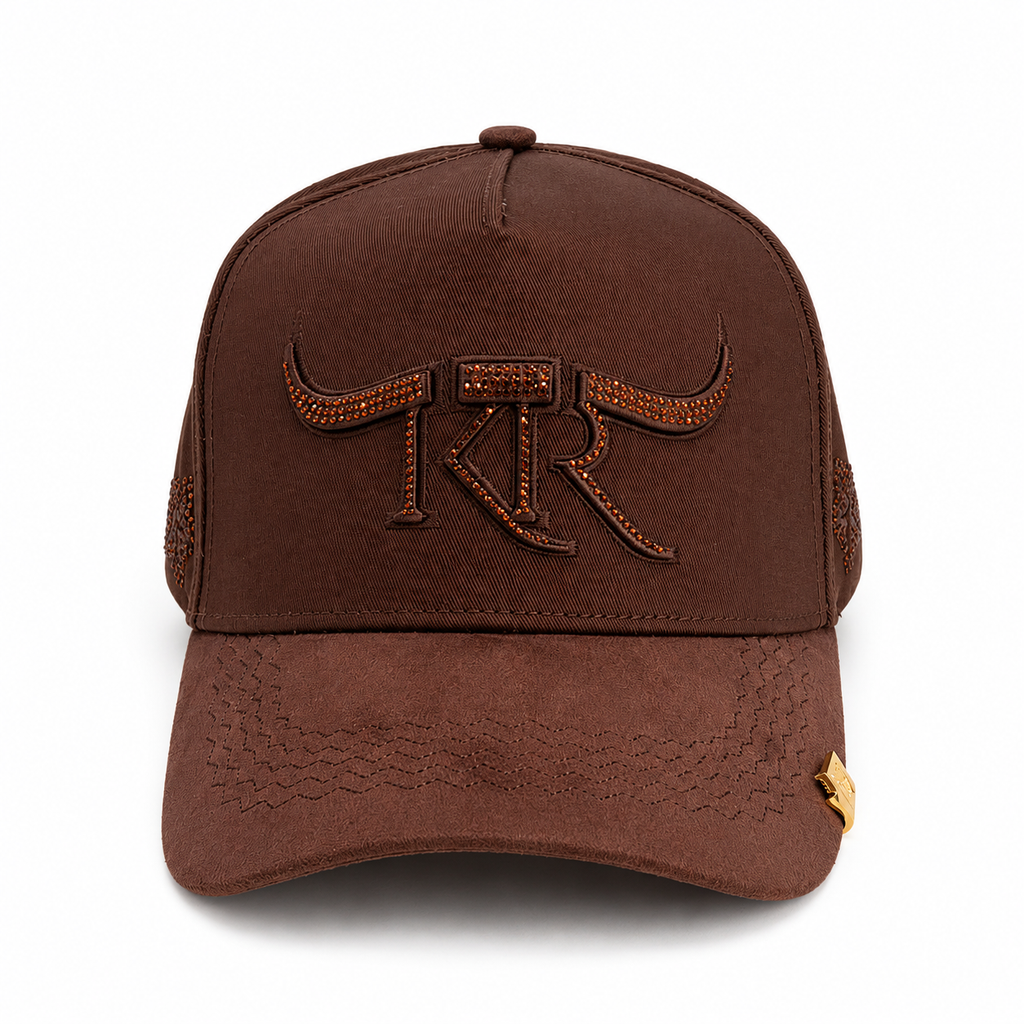 Gran Jefe TK Rancho Detalle de Estrellas Café – Gorra con Bordado