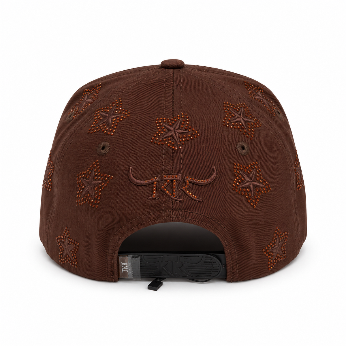 Gran Jefe TK Rancho Detalle de Estrellas Café – Gorra con Bordado