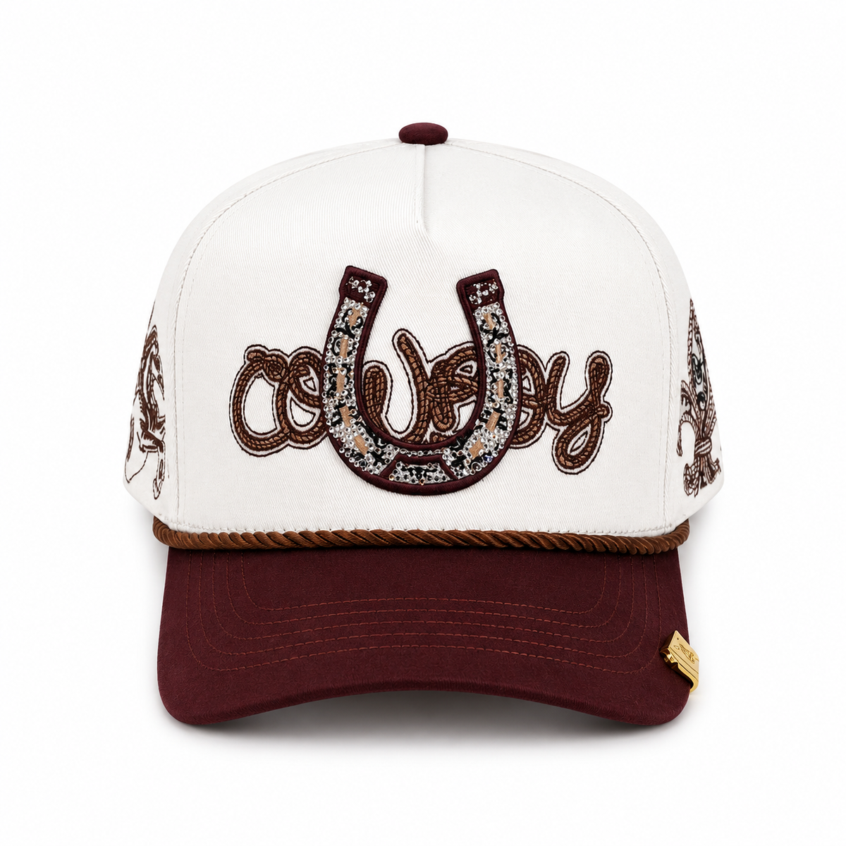 Gran Jefe TK Rancho Vaquero Blanca – Gorra con Bordado