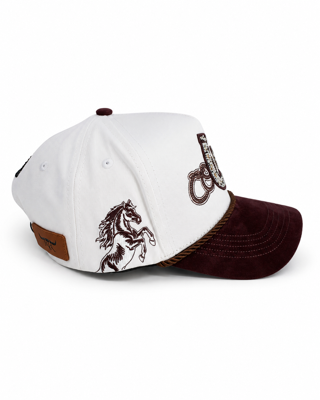 Gran Jefe TK Rancho Vaquero Blanca – Gorra con Bordado