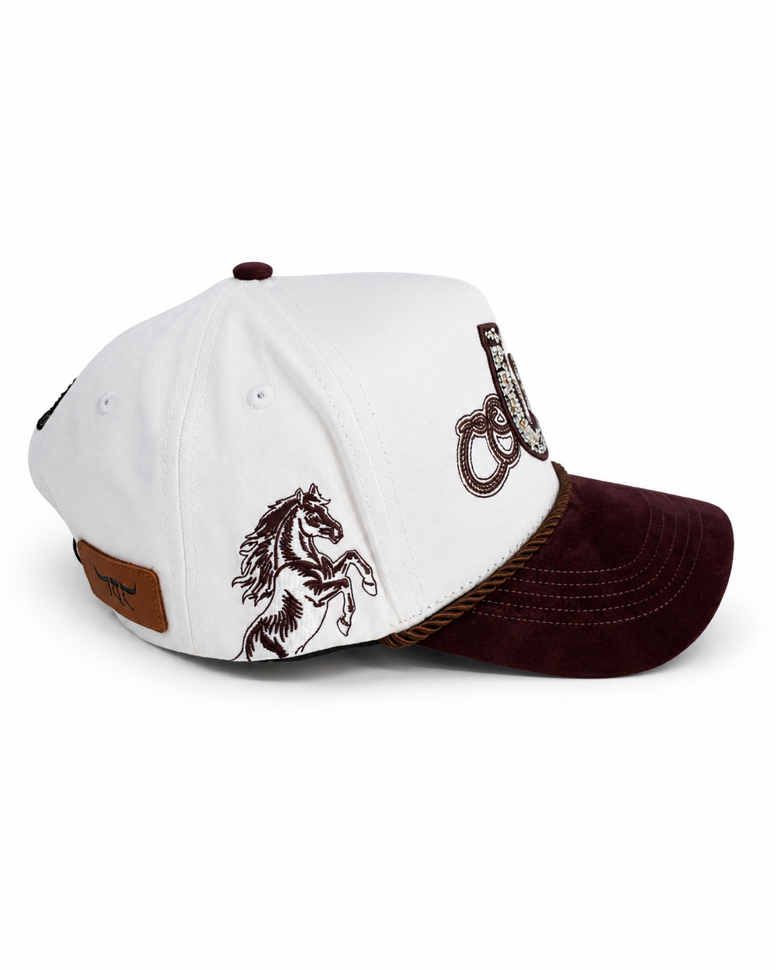 Gran Jefe TK Rancho Vaquero Blanca – Gorra con Bordado